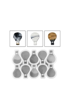 Epoksi Silikon Kalıp Çoklu Kapadokya Balonu Magnet Dolap Süsü Kalıp 10 Lu 6.8 Cm Şeffaf Epoksi Silikon Kalıp Çoklu Kapadokya Balonu Magnet Dolap Süsü Kalıp 10 Lu 6.8 Cm Şeffaf