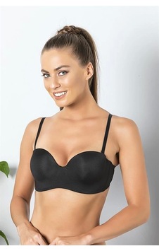 Fevien Straplez Lotus Sütyen Siyah Brf11260 Siyah Fevien Straplez Lotus Sütyen Siyah Brf11260 Siyah