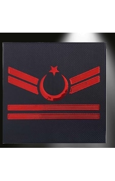 Minyatür Mini Göğüs Jandarma Asayiş 2 Kademeli Uzman Çavuş Rütbe Cırtlı Minyatür Mini Göğüs Jandarma Asayiş 2 Kademeli Uzman Çavuş Rütbe Cırtlı