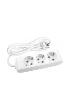 Viko Multi-Let 3lü 3 metre Topraklı Kablolu Çocuk Korumalı Priz, Viko Multi-Let 3lü 3 metre Topraklı Kablolu Çocuk Korumalı Priz,