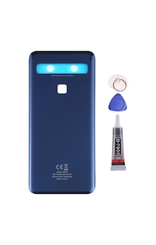 Tcl 10l Mavi Arka Kapak Batarya Kapağı Pil Kapağı Yapışkan Ve Sökme Aparatıyla Beraber Full Set Mavi