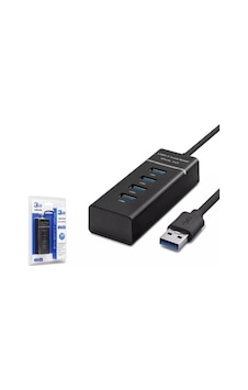 Hadron Hdx7017 Usb3.0 Hub 3-usb + Usb3.0 30cm Siyah Hadron Hdx7017 Usb3.0 Hub 3-usb + Usb3.0 30cm Siyah