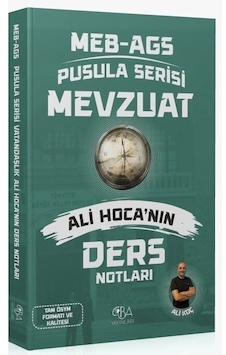 Cba Yayınları Meb-ags Mevzuat Ders Notları Pusula Serisi - Ali Koç Cba Yayınları Meb-ags Mevzuat Ders Notları Pusula Serisi - Ali Koç