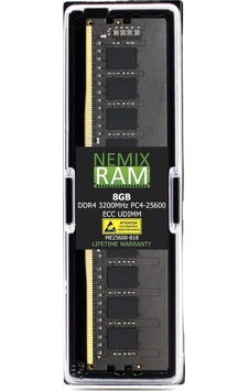 Nemıxram 8gb Ddr4 3200mhz Cl22 Ecc Udımm Sunucu Ram Me25600-818