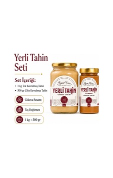 Yerli Tahin Seti 1 Kg Yerli Tahin + 500 Gr Çifte Kavrulmuş Tahin - 750567519 Yerli Tahin Seti 1 Kg Yerli Tahin + 500 Gr Çifte Kavrulmuş Tahin - 750567519