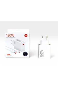 Wi 120w Type-c Saliseli Turbo Şarj Aleti Beyaz