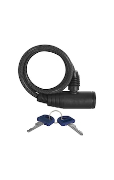 Oxc Anahtarlı Sipral Kilit 600mm/6mm Siyah Oxc Anahtarlı Sipral Kilit 600mm/6mm Siyah