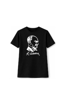 Wear Vexel Erkek Çocuk Atatürk Baskılı Tişört Kısa Kollu Bisiklet Yaka T-shirt - Siyah Çok Renkli Wear Vexel Erkek Çocuk Atatürk Baskılı Tişört Kısa Kollu Bisiklet Yaka T-shirt - Siyah Çok Renkli