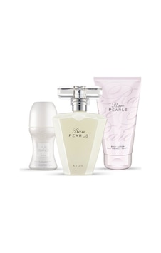 Avon Rare Pearls Kadın Parfüm EDP 50 ML + Pur Blanca Roll On 50 ML + Rare Pearls Vücut Losyonu 150 ML Avon Rare Pearls Kadın Parfüm EDP 50 ML + Pur Blanca Roll On 50 ML + Rare Pearls Vücut Losyonu 150 ML
