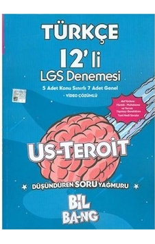 8. Sınıf Türkçe 12 Lİ LGS Deneme Bil Bang - Kültür Yayıncılık 8. Sınıf Türkçe 12 Lİ LGS Deneme Bil Bang - Kültür Yayıncılık