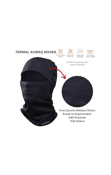 Armode Motosiklet Maske Ergonomik ve Rahat Tasarımlı Termal Armode Motosiklet Maske Ergonomik ve Rahat Tasarımlı Termal