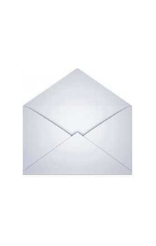 Asil Doğan Mektup Zarfı - Para Zarfı - Takı Zarfı 11,4X16,2Cm-100 Adet Beyaz (Silikonlu) 70Gr Kağıt