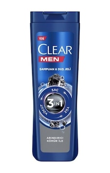 Clear Men 3in1 Kömür Şampuan 350 ML Clear Men 3in1 Kömür Şampuan 350 ML