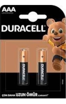 Duracell İnce Kalem Pil AAA 2 Li