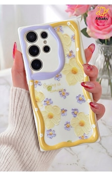 Galaxy Uyumlu S25 Ultra Kılıf Tasarımlı Desenli Kamera Korumalı Papatya Çiçek Renkli Silikon Kapak Galaxy Uyumlu S25 Ultra Kılıf Tasarımlı Desenli Kamera Korumalı Papatya Çiçek Renkli Silikon Kapak