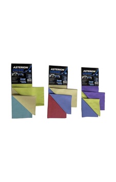 5 Adet Asterıon Mikrofiber Oto Temizlik Bezi 3'lü