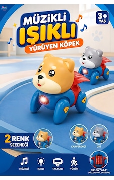 Disko Işıklı Yürüyen Köpek Oyuncak İpli Müzikli Emekleme Ve Yürümeye Yardımcı Disko Işıklı Yürüyen Köpek Oyuncak İpli Müzikli Emekleme Ve Yürümeye Yardımcı