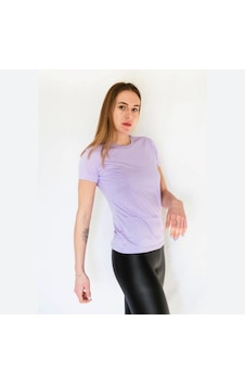 Lotto Kadın Lila Düz T-Shirt W1109 Lotto Kadın Lila Düz T-Shirt W1109