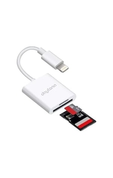 Nk1022 İphone İpad Lightning To Sd Camera Reader Sd Micro Sd Kart Okuyucu Kablo Adaptör-beyaz Nk1022 İphone İpad Lightning To Sd Camera Reader Sd Micro Sd Kart Okuyucu Kablo Adaptör-beyaz