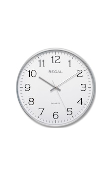 Regal 0250 Sw Ince Çerçeve Slim Duvar Saati (284225123) Beyaz