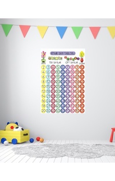 Oem Ritmik Sayilar Tablosu Karton 70 X 50 Cm