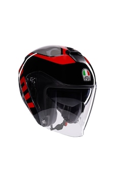 Agv Kask/Irıdes Valenza Matt Grey Blk Red Conf. Açık Kask Gri - Kırmızı - Siyah Agv Kask/Irıdes Valenza Matt Grey Blk Red Conf. Açık Kask Gri - Kırmızı - Siyah