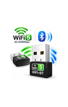 Concord W-5 Mini Wi-fi + Bluetooth Adaptör 2 Si 1 Arada Kablosuz Bağlantı