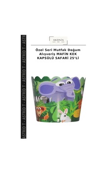 Özel Seri Mutfak Doğum Alışveriş Mafin Kek Kapsülü Safari 25 Li Diğer Özel Seri Mutfak Doğum Alışveriş Mafin Kek Kapsülü Safari 25 Li Diğer