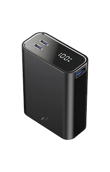 Pw501 20.000 Mah Dijital Göstergeli 2 Adet 45w Type-c Ve 22.5w Usb Çıkışlı Şarj Pd Hızlı Şarj Powerbank - Siya Pw501 20.000 Mah Dijital Göstergeli 2 Adet 45w Type-c Ve 22.5w Usb Çıkışlı Şarj Pd Hızlı Şarj Powerbank - Siya