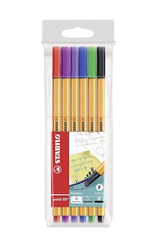 Stabilo Point 88 Fineliner 6 Renk Kalem Set Stabilo Point 88 Fineliner 6 Renk Kalem Set