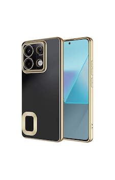 Xiaomi Redmi Note 13 4g Kılıf Kamera Korumalı Logo Gösteren Zore Omega Kapak Gold Xiaomi Redmi Note 13 4g Kılıf Kamera Korumalı Logo Gösteren Zore Omega Kapak Gold