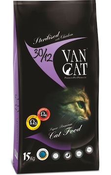 VanCat Sterilised Tavuklu Kısırlaştırılmış Yetişkin Kedi Maması 15 KG VanCat Sterilised Tavuklu Kısırlaştırılmış Yetişkin Kedi Maması 15 KG