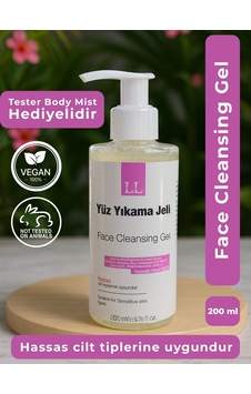 Hassas Ciltler İçin Arındırıcı Yüz Temizleme Jeli - %100 Vegan 200 Ml Hassas Ciltler İçin Arındırıcı Yüz Temizleme Jeli - %100 Vegan 200 Ml