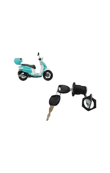 Rks Neon 125 Arka Çanta Port Bagaj Kilidi Siyah