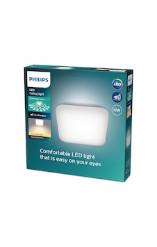 Philips Mauve Kare Plafonyer 17w 2700k Beyaz Philips Mauve Kare Plafonyer 17w 2700k Beyaz