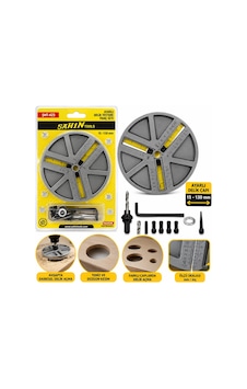 Şahin Tools Şht-423 Ayarlı Delik Testere Panç Seti 45-130 Mm