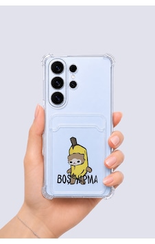 Samsung Uyumlu Galaxy S26 Ultra Kartlıklı Boş Yapma Desenli Kılıf Şeffaf Samsung Uyumlu Galaxy S26 Ultra Kartlıklı Boş Yapma Desenli Kılıf Şeffaf
