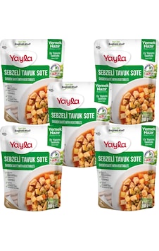 Yayla Yemek Hazır Sebzeli Tavuk Sote 200 Gr X5