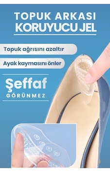Dopar Ayakkabı Kaydırmaz Silikon Jel Nasır Önleyici Şeffaf Tabanlık Dopar Ayakkabı Kaydırmaz Silikon Jel Nasır Önleyici Şeffaf Tabanlık