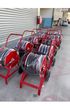 60 Metre Makaralı Hortum Arabası - Makarlı Çıkrık