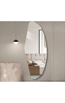 Parıltı Ayna Salon Aynası Duvar Aynası Gümüş