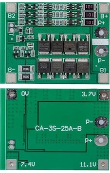 3s 25a Bms Devresi Lityum Batarya Şarj Modülü Bms-24227 5224
