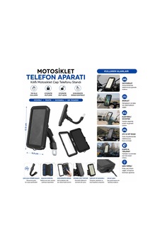 Motosiklet Telefon Tutucu 5.5"-6.2" - 323
