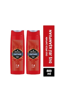 Old Spice Captain Shower Jel + Shampoo 2 x 400 ML Old Spice Captain Shower Jel + Shampoo 2 x 400 ML