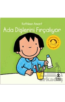 Ada Dişlerini Fırçalıyor Ciltli Doğan Çocuk Ada Dişlerini Fırçalıyor Ciltli Doğan Çocuk