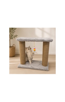 Kedi Tırmalama -kedi Oyun Alanı-peluş Kumaş Kaplı Kedi Yatağı Gri Kedi Tırmalama -kedi Oyun Alanı-peluş Kumaş Kaplı Kedi Yatağı Gri