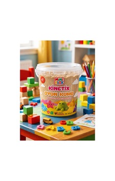 Doğal Kinetik Oyun Kumu 500gr Bej Bej Doğal Kinetik Oyun Kumu 500gr Bej Bej