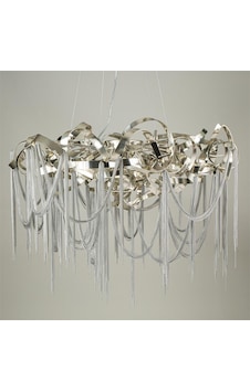 Vitale Knot Silver Avize 80x65 Cm Ay.vtpl-0137 Beyaz Vitale Knot Silver Avize 80x65 Cm Ay.vtpl-0137 Beyaz