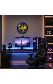 Büro Ev Ofis Dekoru İçin 36cm Lacivert Sonsuz Kanatlar Duvar Saati Diğer Büro Ev Ofis Dekoru İçin 36cm Lacivert Sonsuz Kanatlar Duvar Saati Diğer