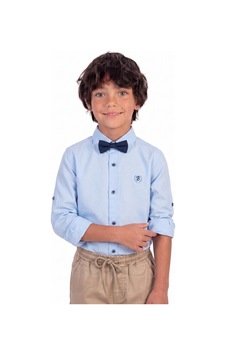 Onloox Erkek Açık Mavi Erkek Çocuk Açık Mavi Pamuklu Poplin Uzun Katlamalı Kol Tam Kalıp Papyonlu Gömlek 3-5 Yaş Onloox Erkek Açık Mavi Erkek Çocuk Açık Mavi Pamuklu Poplin Uzun Katlamalı Kol Tam Kalıp Papyonlu Gömlek 3-5 Yaş